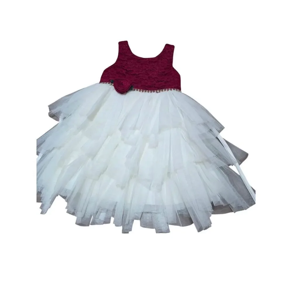 New Couture Princess Formal Dress Size 6. - Picture 3 of 7